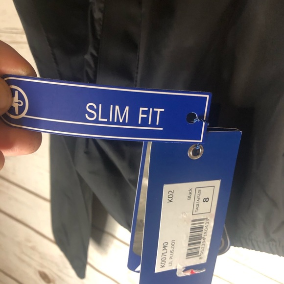 K-Way Kids Lil Plus.Dot Black Torra  Packable Slim Fit Size 8 Jacket - Picture 7 of 7